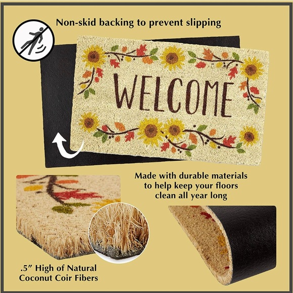 Halloween coir doormat=porch perfection! - Picture 3 of 5